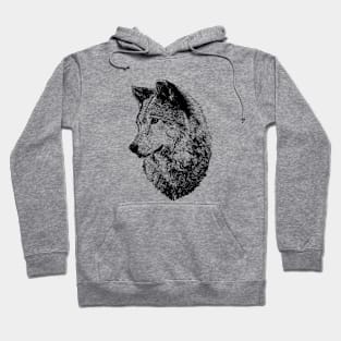 Wolf portrait Hoodie